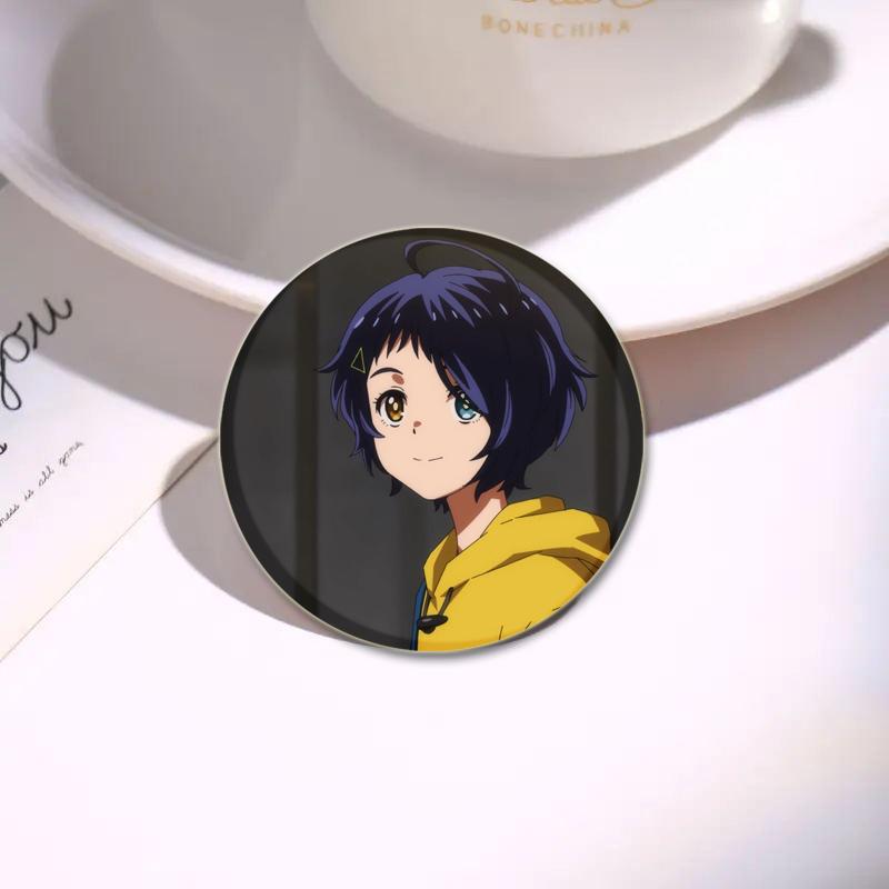 32/44/58mm Anime Wonder Egg Priority Brosche Cartoon Ohto Ai Cosplay Abzeichen Anstecknadel Zubehör für Kleidung Rucksack Dekoration Fan Geschenke