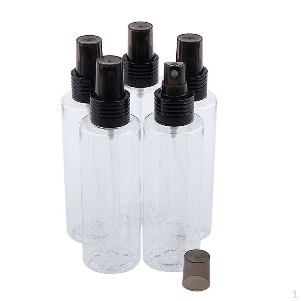 5 Empty Spray Bottle For Essential Oils Perfume Refillable Fine Mist Sprayer