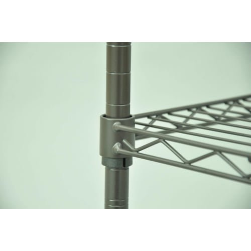 AITECH NS-7535BR Brown Metal Rack, 75x35x61.8cm, 19mm Diameter Steel Rack Set