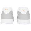 PUMA Caven Comfortable Abrasion Resistant Low top Skateboard Shoes Unisex White Gray 380810-35