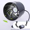 3XUF Duct Fan Powerful Inline Extractor Fan 12V 5W Duct Blower 110-100mm Air Exhaust
