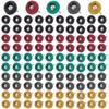 100Pcs Abrasive Buffing Wheels Shank Grit Scouring Pad Abrasive Wheel for Power Rotary Tool Rust Removal Polishing