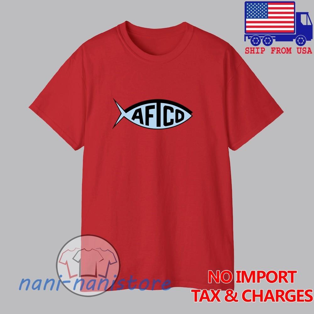 AFTCO Fishing Men#039;s Red Size S5XL Unisex T-Shirt S
