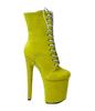 Bottes sexy style européen à talons hauts de 20 cm pour spectacle sur scène et pole dance