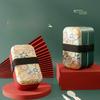 Double Layer Design Lunch Box Bag Microwavable Divided Large Capacity Bento Box For Office Workers And Students