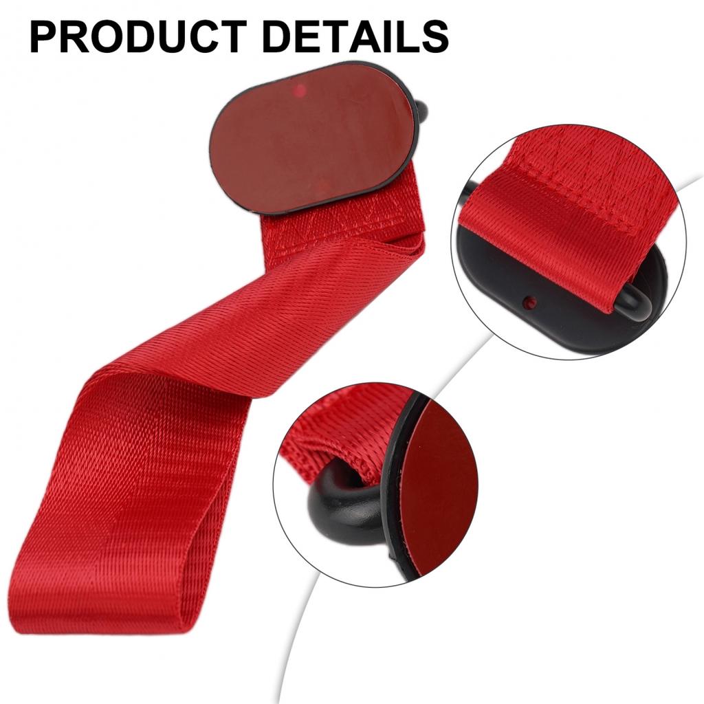Nylon Car Tow Towing Strap Belt Rope for Rally Hook Bright and Easy to Find