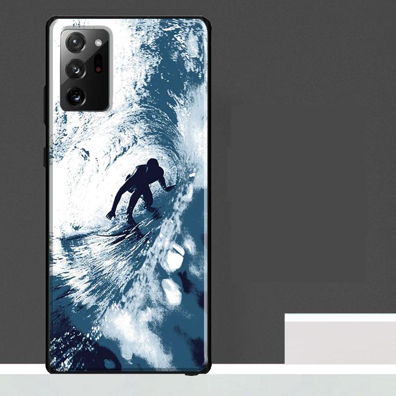 Surf Surfing Wave Case For Samsung Galaxy S25 Ultra S21 S22 S23 S24 Ultra S9 S10 S20 Plus S25 FE Phone Cover