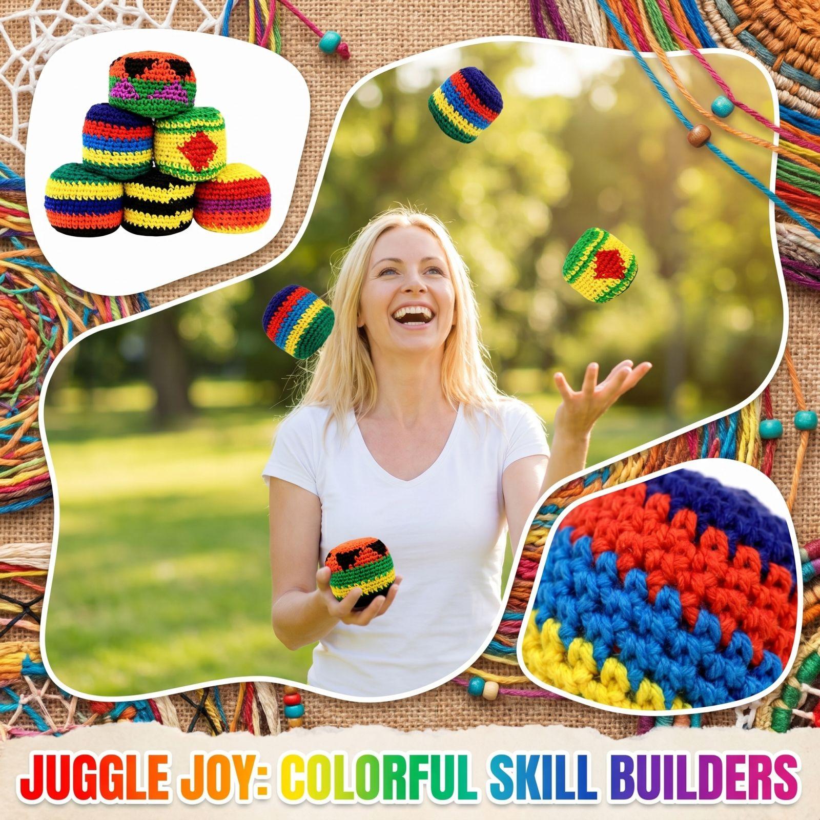 

Woven Bag Toss Catch Coordination Training Portable Toy One Size