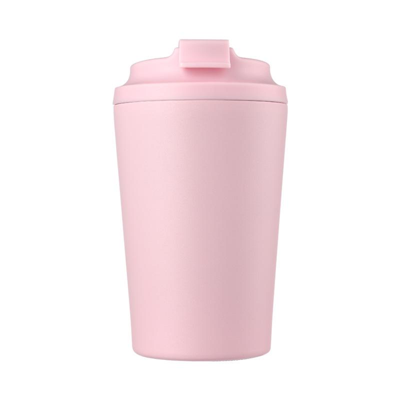 12oz Mehrfarbige Isolierte Edelstahl-Kaffeetasse mit Direkttrinkdeckel