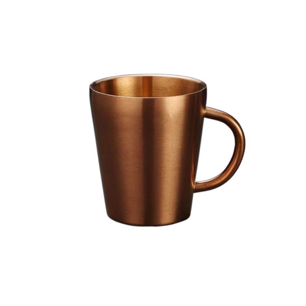 Doppelwandige Edelstahl-Trinktasse Tragbare Thermoskanne Edelstahl-Kaffeebecher für Zuhause