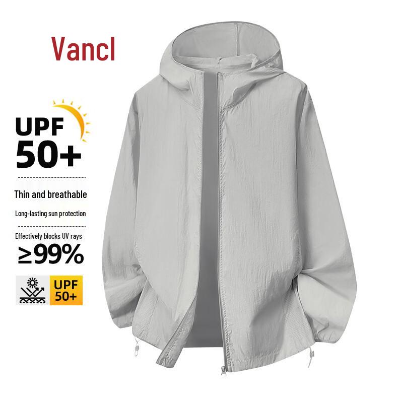 VANCL Men s Summer Hooded Sun Protection Jacket L