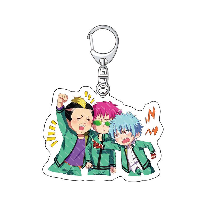 The Disastrous Life Of Saiki K Acrylic Keychain Pendant Jewelry Cute Product Key Chain Friend Gift Bag Charms Souvenir Qversion