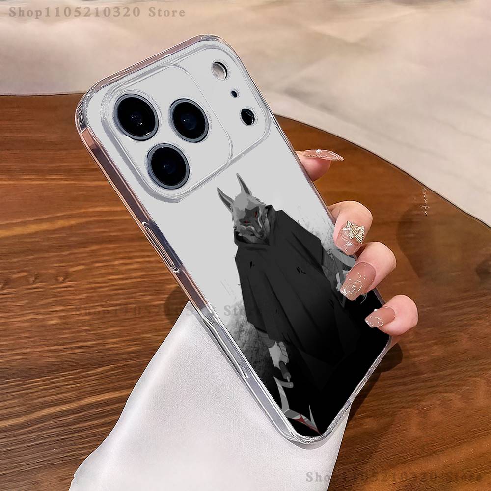 Cat Wolf Boots Cartoon Phone Case For iPhone 17,16,15,14,13,12,11 Pro,Max,Plus,XR,Mini,E Clear Full-coverage Soft Cover