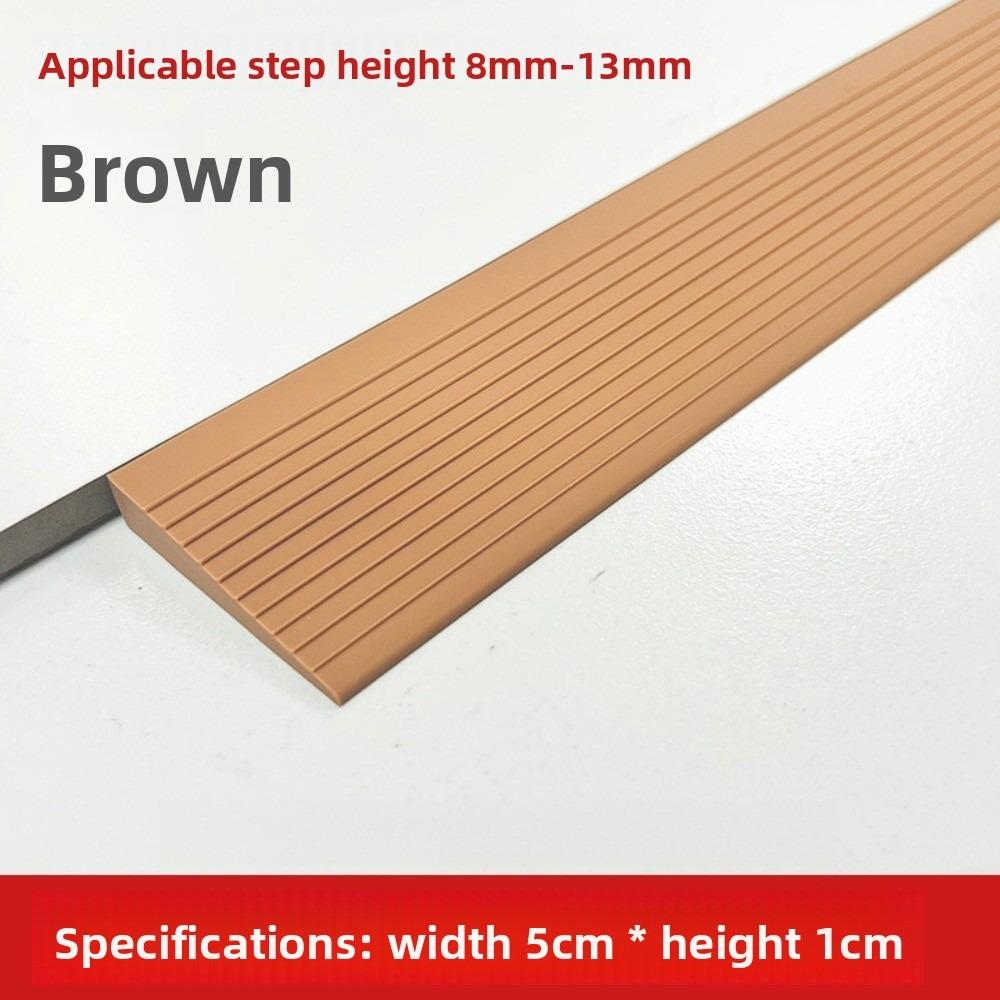 Ramp Mat Soft Multi Purpose Door Threshold Self Adhesive Durable PVC Non Slip Strip for Step Robotic Vacuums Wheelchair Stroller