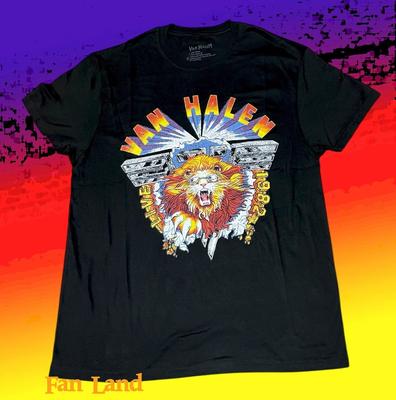 New Van Halen World Tour 1982 Logo Men's Vintage Unisex T-Shirt