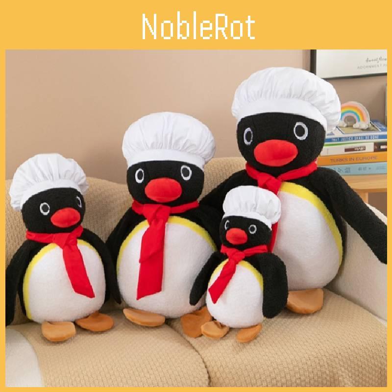 Adorable Pingu Chef Penguin Plush Toy Soft And Cute Penguin Stuffed Animal For Kids