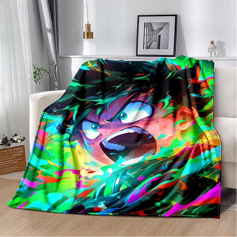 29 Style My Hero Academia Deku Bakugou Cartoon Anime Soft Flannel Blankets,Throw Blanket Comfortable for Beds Sofa Home Bedroom