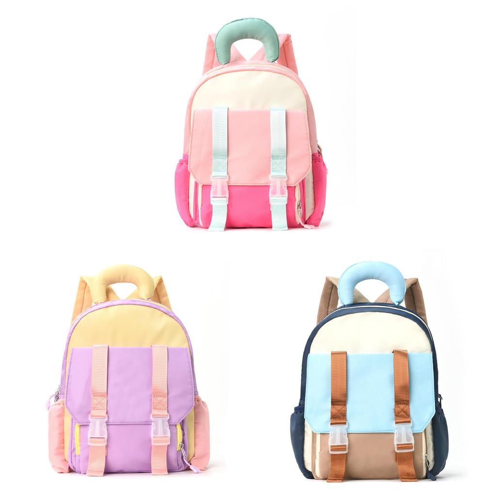 Kids Cartoon Oxford Fabric Backpack With Breathable Cushion Straps For School And Travel