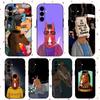 Cool BoJack Horseman Anime Phone Case For Samsung Galaxy S26 S25 S24 S23 S22 S21 Plus Ultra Note20 Soft Black