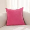 New Solid Color Dutch Velvet Edged Pillowcase Color Combination Sofa Cushion Pillowcase