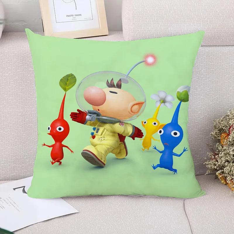 PIKMINS Kuddfodral för Kuddar Dekorativa Soffkuddar Kuddar Heminredning Kort Plysch Örngott 40x40 Soffa 45*45 Säng