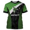 Sommer Mænds 3D Printet Rund Hals Sports T-shirt