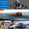2/3 Channel Dash Cam, FHD 1080P Car Camera, 3 Inch Display, Driving Video Recorder with Loop Recording IR Night Vision Parking Mode