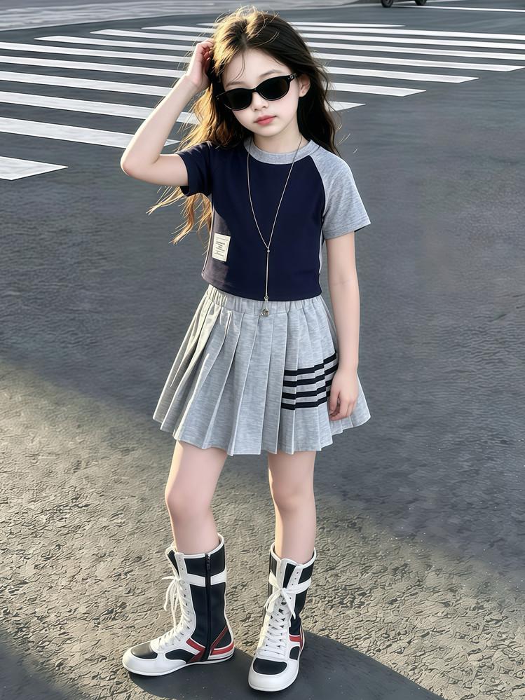 Girls' Sports Suit Summer Outfit