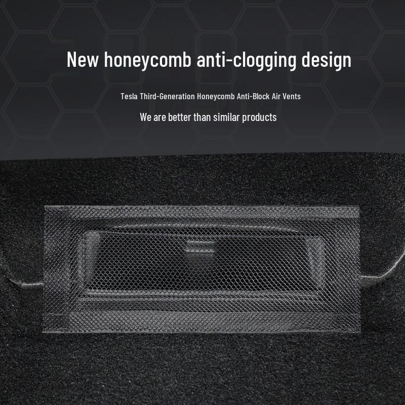 Tesla Model Y/3 Six-Seat Vent Cover: Interior Modification