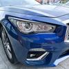 Front Headlight Eyebrows Lamp Eyelids Trim Cover For INFINITI Q50 2014- 2018