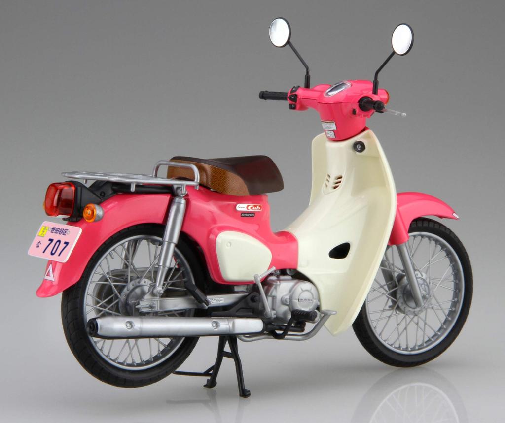 Fujimi Model NEXT Serie Honda Super Cub 110 Mit 1/12 Nr.1 EX-4 "Weathering You" Version. 12NX-1 EX-4