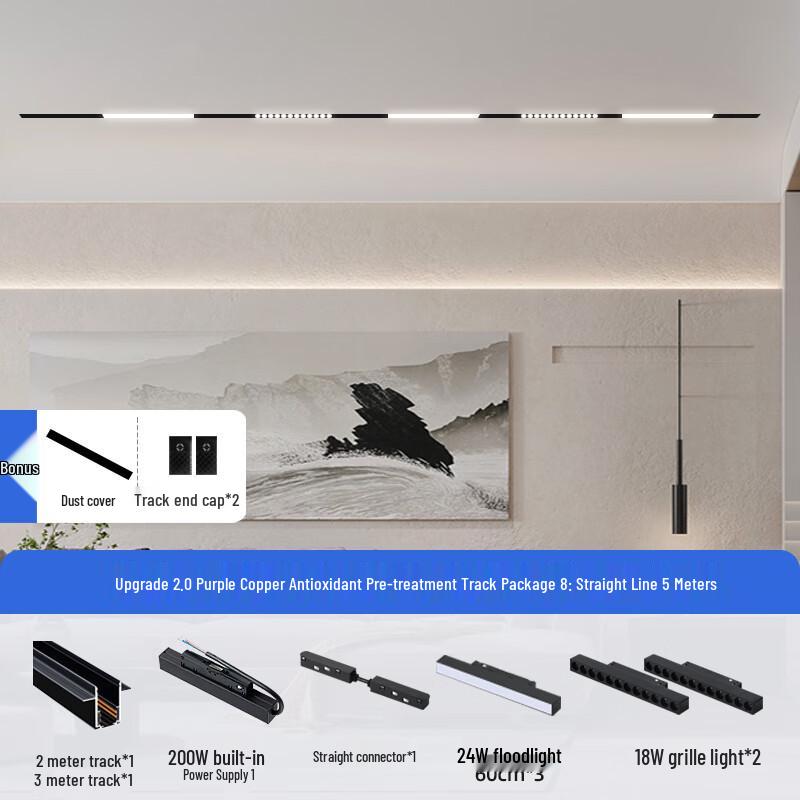 Full Spectrum Recessed Magnetic LED Track Floodlight