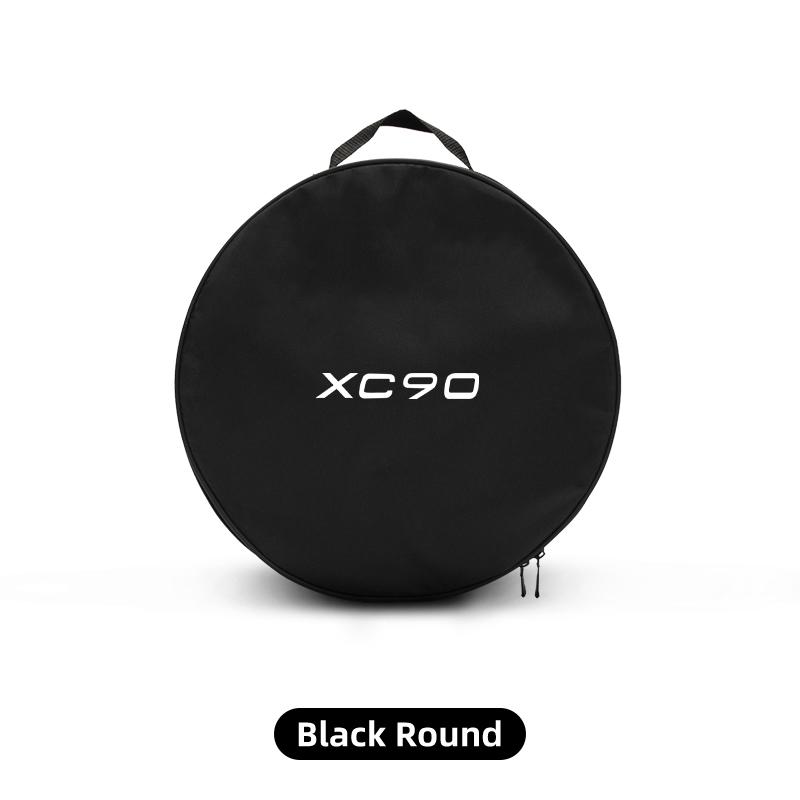Car Charging Cable Organizer Trunk Storage Bag For Volvo XC90 XC60 C30 T6 S60 C70 XC40 V40 XC70 V70 V60 V50 S80 S40 AWD V90 S90