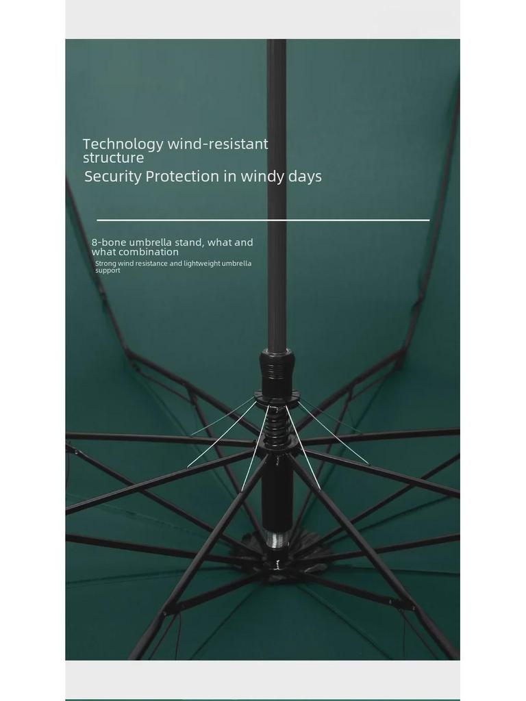 Umbrelă de golf 2021 rezistentă la intemperii, culoare solidă: Automat, Dublu, Logo Personalizat pentru Afacere