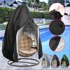 Portable Eggshells Hanging Chair Cover Waterproof Wind-proof Furniture Cover For Courtyard Use