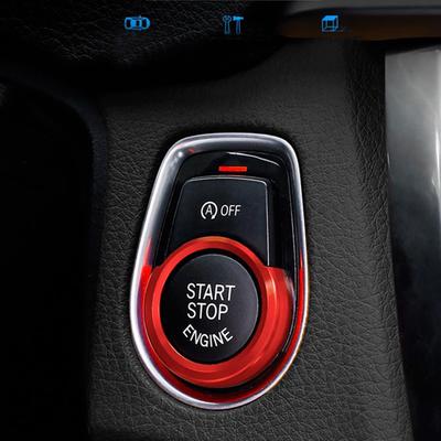 Inner Trunk Switch Button 2 Protect Frame Cover For BMW X1 2016 2017 3 5 Series