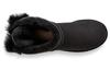 UGG Fluff Bow Mini Fleece Lined Black Women's 1094967-BLK