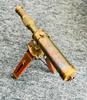 Nautical Vintage Decorative Solid Brass Telescope Antique Style with Wooden Stand