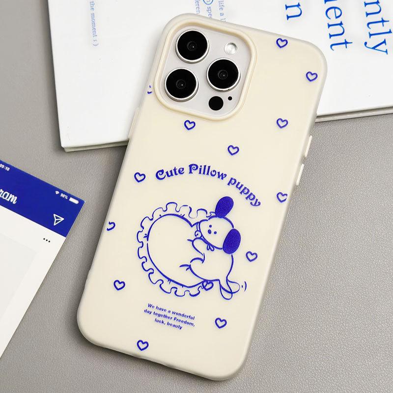 Zhitai Jelly Skin Cartoon Case for iPhone 11-15 Pro Max