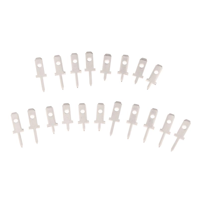 50Pcs 2.8 Inserts Plug Spring Terminal Pcb Solder Lug Thickness 0.8Mm One Legs ,Pcb Welding Sheet
