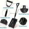 Large-Capacity Lightweight Aluminum Portable Snow Shovel, Parent-Child Playing Snow Shovel, Shovel for Garden, Car, Camping with