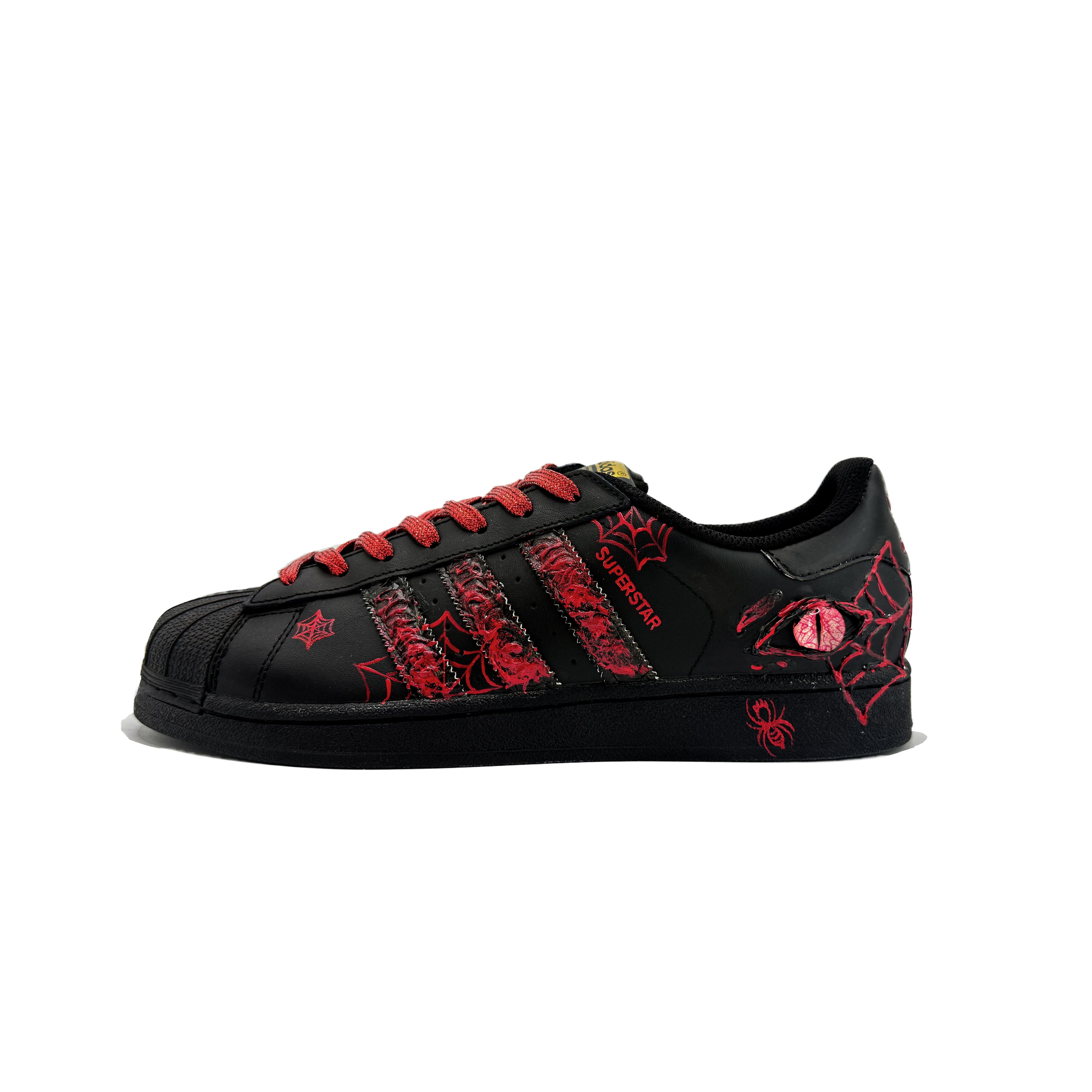 

Adidas Originals Superstar 2 Spider Низькі Скейтбордичні Кросівки Унісекс Червоні JI0079(Команда738-) 38