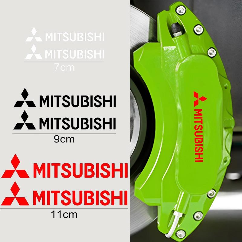 Car Brake Caliper Cover Vinyl Decals Fashion Styling for Mitsubishi Lancer Mirage ASX Montero L200 Outlander Delica Pajero
