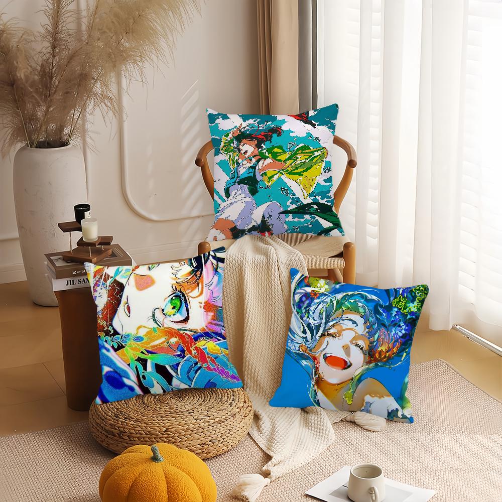 Aesthetic Art Y-yoneyama Mai Pillow Case Suitable For Bedrooms Living Rooms Cars Home Decoration