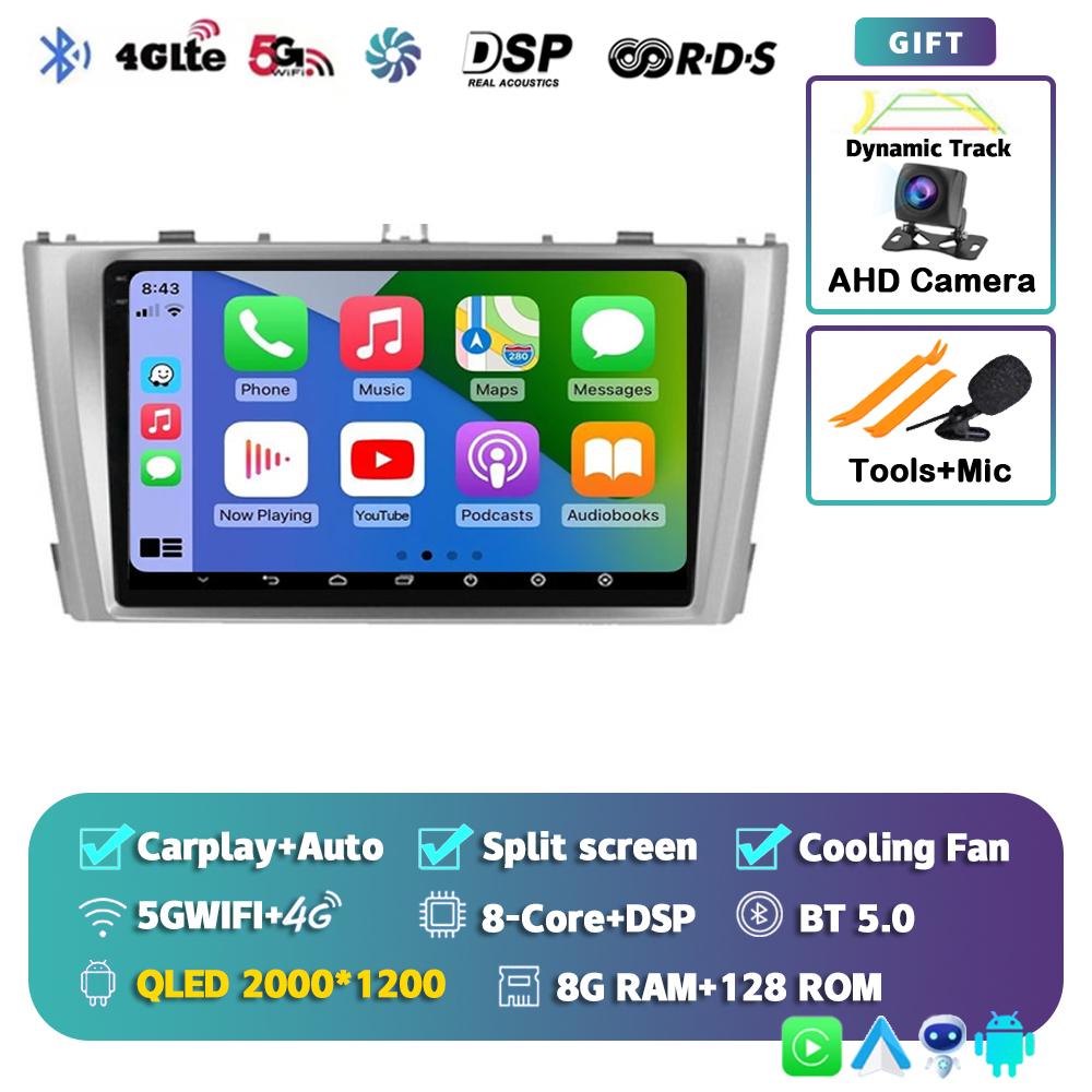 Android 14 Carplay Auto Radio Auto Pentru Toyota Avensis T27 2009 2010 2011 2012-2015 Navigație GPS Player Multimedia DSP Stereo 4G
