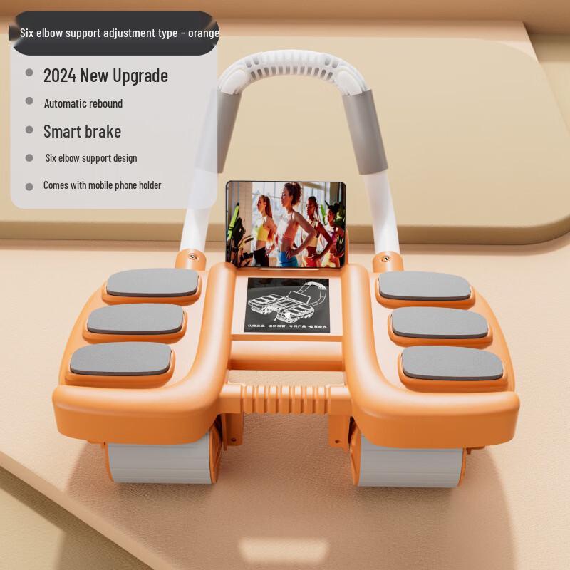 TLXT 468 Pro Ab Roller with Elbow Support, Counter & Kneeling Pad