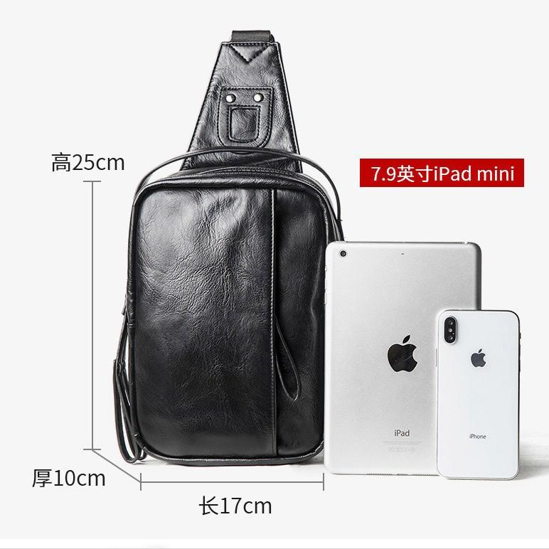 TS JYL laptop bag,Classic Multi-Function Men Crossbody Bag Chest Bag Casual Fashion Backpack
