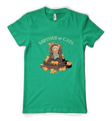 Mother Of Cats Iron Throne  GOT Dragon House Personalised Unisex Adult T Shirt