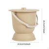 Chamber Pot, Night Urinal Spittoon with Lid, Potty Bucket for Female Male Kids Adults