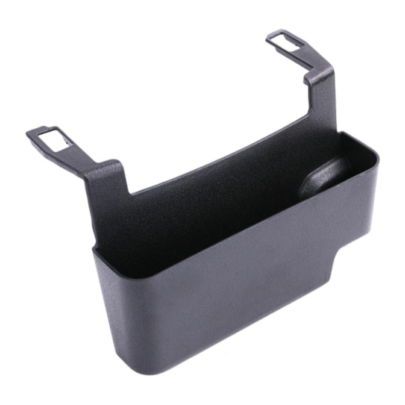 Armrest Storage Box Black ABS Central Console Organizer Compact Vehicle Container for Jeep Wrangler JL JLU